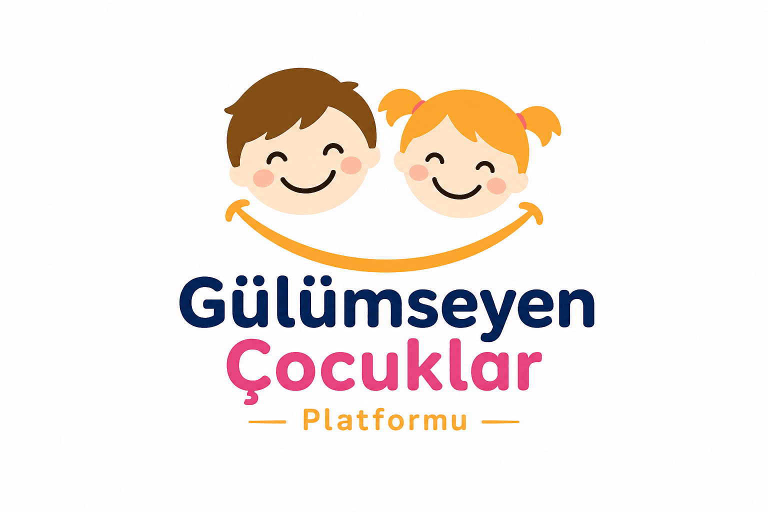 gülümseyen çocuklar logo